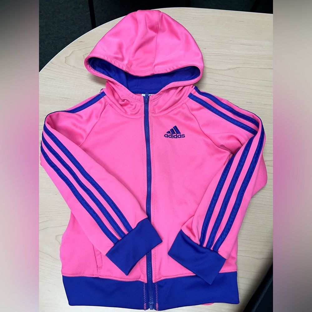 Adidas Zip up Hoodie size 6